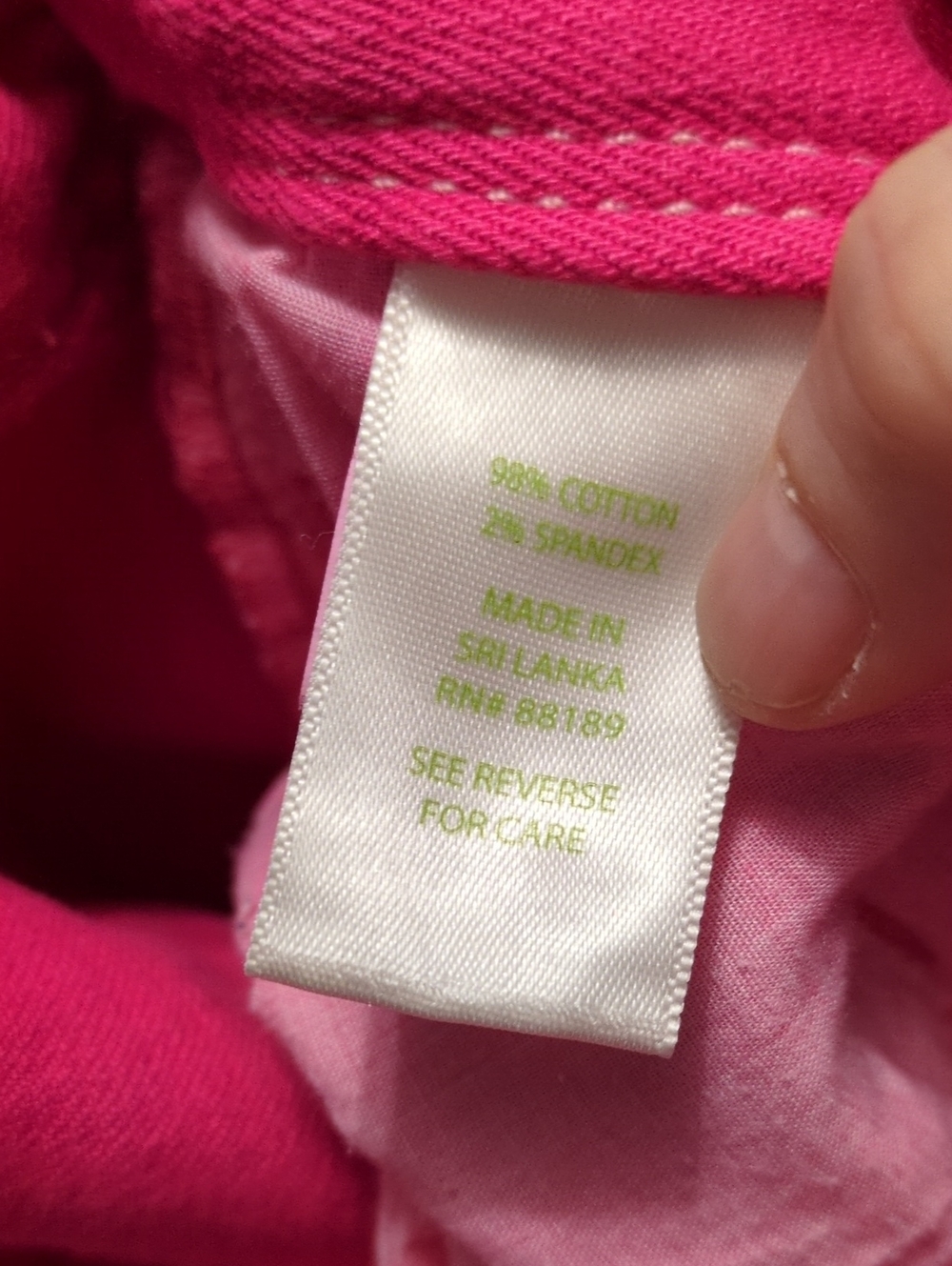 Lilly Pulitzer Pink With Straight Jeans Size 0 - Picture 7 of 10